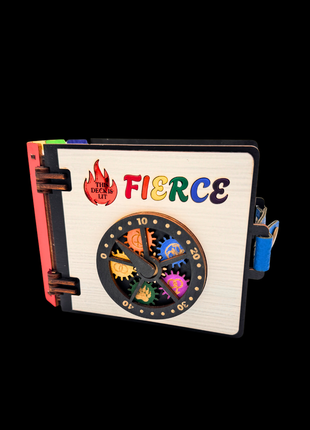 Queer Craft™ Fierce! Pride Deck Box | 120+ Card Storage + Hit Counter | Holds MTG Commander Decks