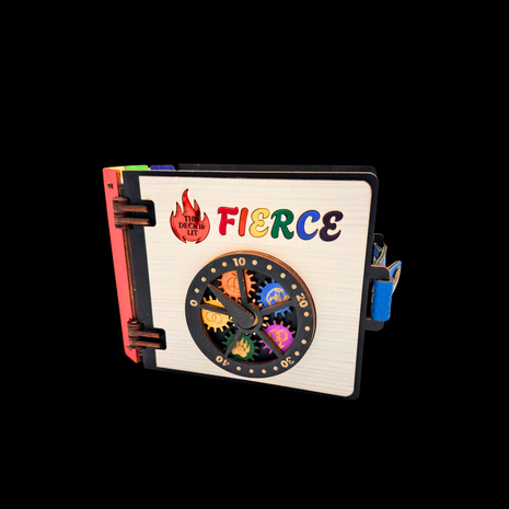 Queer Craft™ Fierce! Pride Deck Box | 120+ Card Storage + Hit Counter | Holds MTG Commander Decks