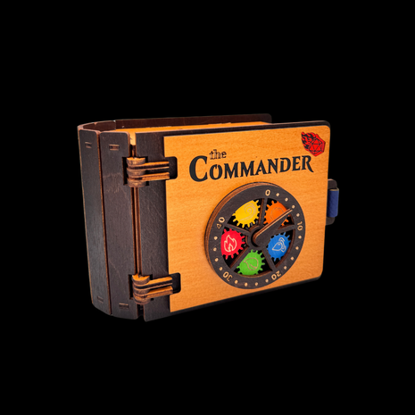 Queer Craft™ The Commander Deck Box | 120+ Card Storage + Hit Counter | Holds MTG Commander Decks