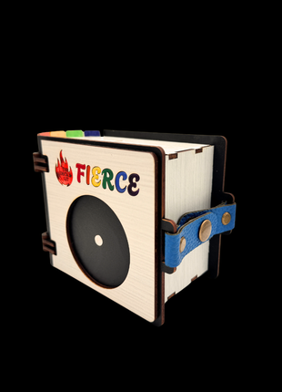 Queer Craft™ Fierce! Pride Deck Box | 120+ Card Storage + Hit Counter | Holds MTG Commander Decks